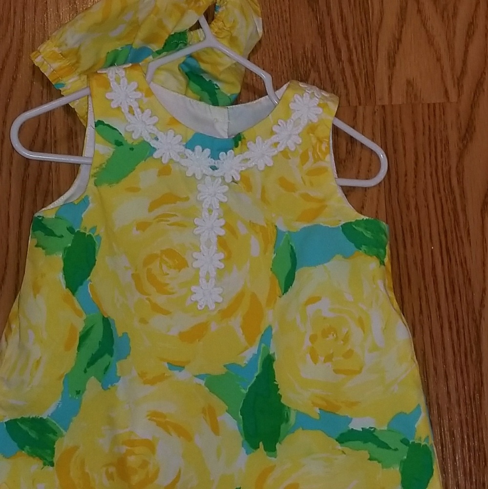 Lilly pulitzer hg htf yellow first impressions shi
